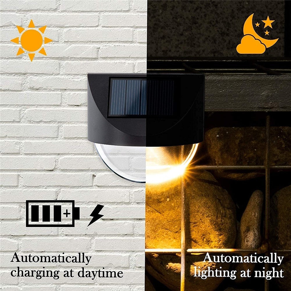 Aplica Solara Led, Abs/Policarbonat, Rezistent La Apa Ip65, 1 Led, Pentru Gradina, Casa, Balcon, Terasa, 1.2V, 600Mah, 8.8 X 8.5 Cm, Alb Cald - vivimall.ro