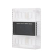 Aplica solara LED Vivimall, ABS/Policarbonat, rezistenta la apa IP65, pentru perete, 1.2V, 600mah, 10.5 x 2.5 x 7 cm, alb cald - vivimall.ro
