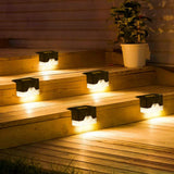 Aplica solara LED Flippy, ABS/Policarbonat, rezistenta la apa IP65, pentru trepte, borduri, terasa, 1.2V, 600mah, 7.9 x 5 cm, lumina alb cald, negru - vivimall.ro