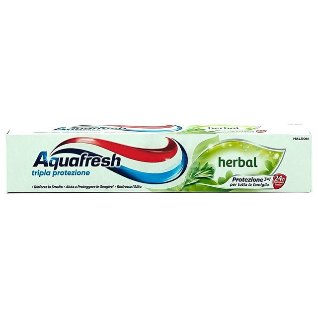 Pasta de Dinti, Aquafresh, Herbal 3 in 1, 75 ml - vivimall.ro