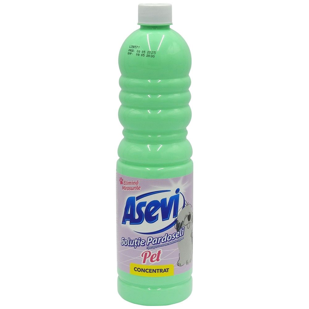 Solutie pentru Curatarea Pardoselilor, Asevi, Pet, 1 L - vivimall.ro