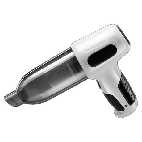 Aspirator Auto Tip Pistol, Vivimall, Aspirator cu Aspirare si Suflare, pentru Casa Masina, Multifunctional fara Fir, incarcare 4000mAh, Alb - vivimall.ro