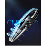 Aspirator de Mana Portabil Turbo, Vivimall, pentru Uz Caznic sau Auto, Functie de Aspirare Umeda si Uscata, Incarcare la Priza, 32.000 rot/min, Putere 120W, Aspirare cu Vid de 4 Bar, 5 Accesorii pentru Spatii Inguste, Negru - vivimall.ro