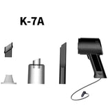 Aspirator Portabil Auto, Vivimall, Tip Pistol K7A, Pentru Casa si Masina, Cablu Auto, 36 x 17 cm, Alb - vivimall.ro