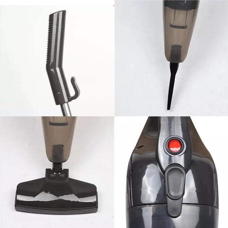 Aspirator de mână 2în1 negru, recipient praf 1000 ml detașat, detaliu sistem filtrare multiplă