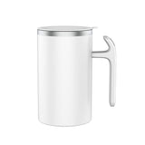 Cana portabila cu mixer incorporat, Vivimall, pe baterii, 380 ml, alb - vivimall.ro