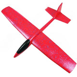 Avion Planor Vivimall, din Polistiren, Lungime 84 cm , Jucarie Recreativa, Cascadorii, Rosu - vivimall.ro