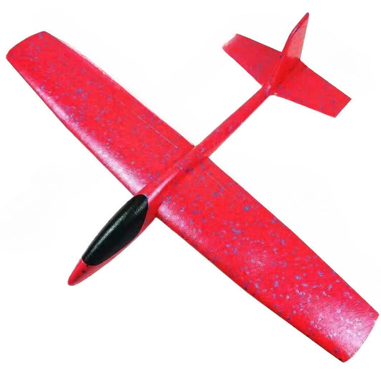 Avion Planor Vivimall, din Polistiren, Lungime 84 cm , Jucarie Recreativa, Cascadorii, Rosu - vivimall.ro