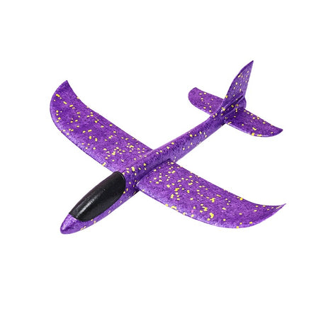 Avion Planor, Vivimall, Simplu, din Poliester, 48 cm, Violet - vivimall.ro
