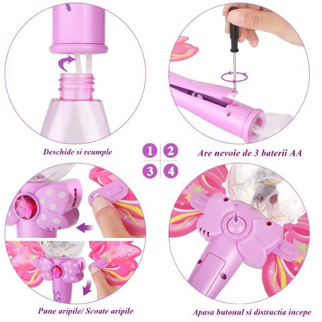 Bagheta cu lumini si baloane | GlowBubbles 1 - vivimall.ro