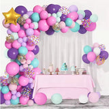 Baloane pentru Arcada HAPPY BIRTHDAY, Vivimall, baloane decorative din Latex, Set Mix 127 Baloane Colorate, Multicolor - vivimall.ro
