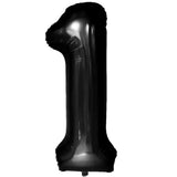 Balon Din Folie Metalizata, Figurina Cifra, Tema Aniversare 100 Cm, Ambalaj Individual, Pai Inclus, Umflare Cu Aer Sau Heliu, Cifra 1 - vivimall.ro