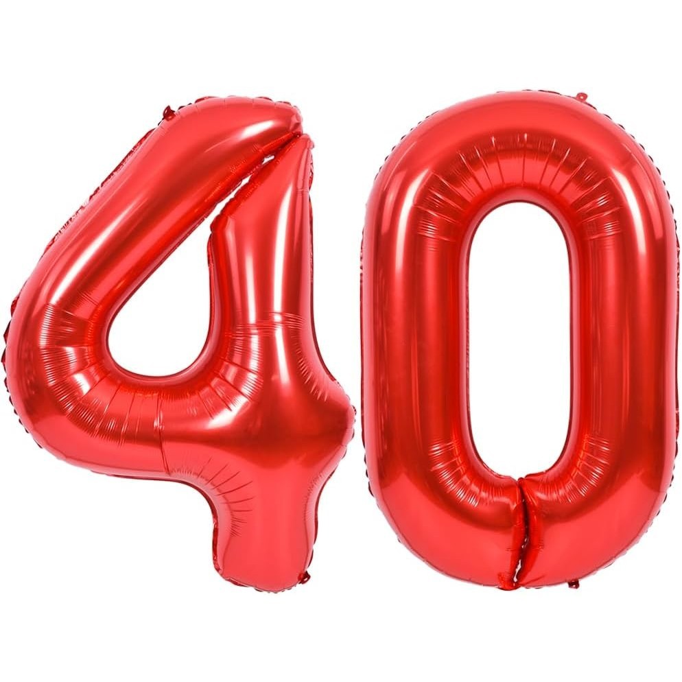 Fém fólia lufi, Számfigura, Születésnapi Motívum, 100 cm, Egyedi csomagolás, Szalma mellékelve, Fújható levegővel vagy héliummal, 4-es szám