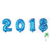 Balon din Folie Metalizata Vivimall, Figurina Cifra, Imprimeu Stele, Tema Aniversare 80 cm, Ambalaj Individual, Pai inclus, Umflare cu Aer sau Heliu, Albastru, Cifra 1 - vivimall.ro