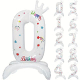 Balon Din Folie Metalizata, Figurina Cifra, Tema Aniversare 81 Cm, Ambalaj Individual, Pai Inclus, Umflare Cu Aer Sau Heliu - vivimall.ro
