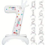 Balon Din Folie Metalizata, Figurina Cifra, Tema Aniversare 81 Cm, Ambalaj Individual, Pai Inclus, Umflare Cu Aer Sau Heliu - vivimall.ro