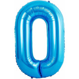 Balon Din Folie Metalizata Figurina Cifra Si Coroana, Tema Aniversare 100 Cm, Ambalaj Individual, Pai Inclus, Umflare Cu Aer Sau Heliu, Cifra 0 - vivimall.ro