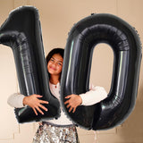 Balon Din Folie Metalizata, Figurina Cifra, Tema Aniversare 80 Cm, Ambalaj Individual, Pai Inclus, Umflare Cu Aer Sau Heliu, Cifra 0 - vivimall.ro