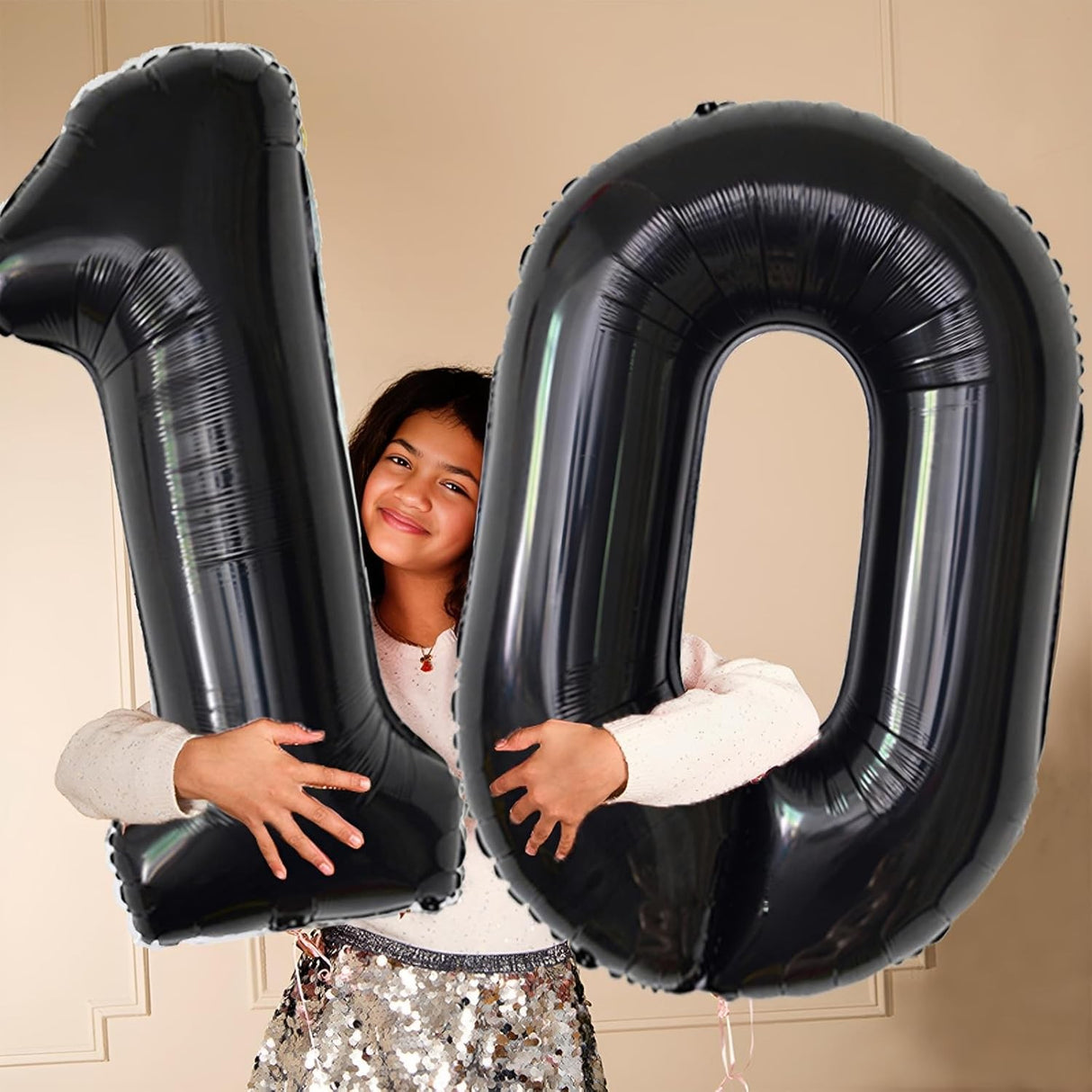 Balon Din Folie Metalizata, Figurina Cifra, Tema Aniversare 80 Cm, Ambalaj Individual, Pai Inclus, Umflare Cu Aer Sau Heliu, Cifra 1 - vivimall.ro
