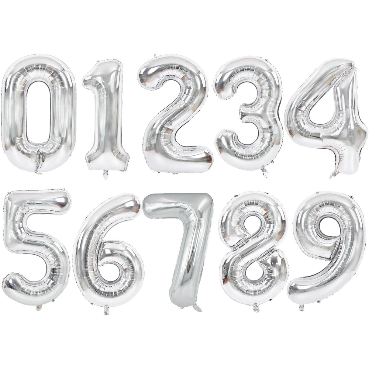 Balon Din Folie Metalizata, Figurina Cifra, Tema Aniversare 80 Cm, Ambalaj Individual, Pai Inclus, Umflare Cu Aer Sau Heliu, Cifra 0 - vivimall.ro