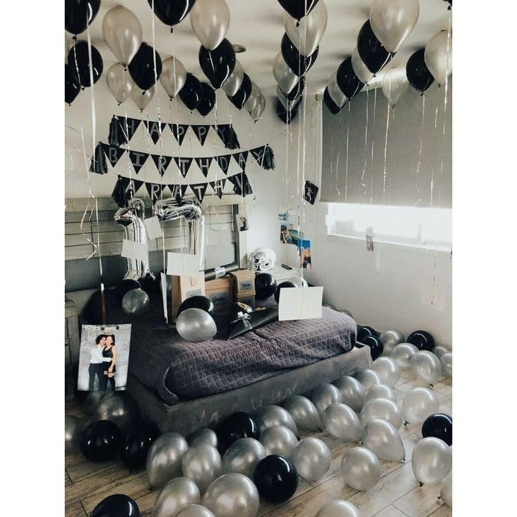 Balon Din Folie Metalizata, Figurina Cifra, Tema Aniversare 80 Cm, Ambalaj Individual, Pai Inclus, Umflare Cu Aer Sau Heliu, Cifra 7 - vivimall.ro