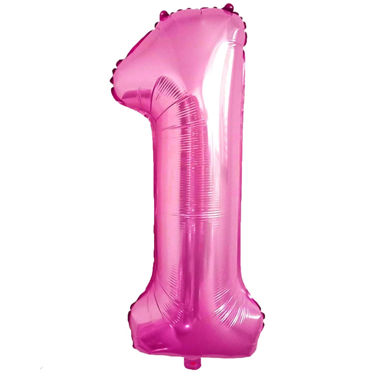 Fólia lufi, Számfigura, Születésnapi Motívum 80 cm, Egyedi Csomagolás, Szalma mellékelve, Fújható Levegővel Vagy Héliummal, 1-es Szám
