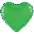 Balon din Folie Metalizata, Vivimall, Figurina Inimioara, Model Simplu, Tematica Iubire, 40 cm, Ambalaj Individual, Pai Inclus, Umflare cu Aer sau Heliu, Verde - vivimall.ro