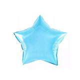 Balon din Folie Metalizata, Vivimall, Figurina Stea, Model Simplu, Tematica Aniversare, 40 cm, Ambalaj Individual, Pai Inclus, Umflare cu Aer sau Heliu, Bleu - vivimall.ro