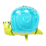 Balon Din Folie Metalizata, Figurina Melc, Tema Animalute, 30 Cm, Ambalaj Individual, Pai Inclus, Umflare Cu Aer Sau Heliu - vivimall.ro