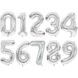 Balon Din Folie Metalizata, Figurina Cifra, Tema Aniversare 80 Cm, Ambalaj Individual, Pai Inclus, Umflare Cu Aer Sau Heliu, Cifra 6 - vivimall.ro