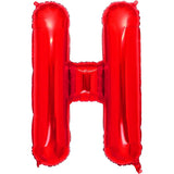 Balon Folie Metalizata Litera H, 40 Cm, Umflati Cu Heliu Sau Aer, Ambalaj Individual, Pai Inclus - vivimall.ro