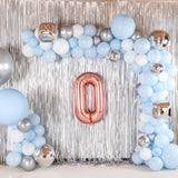 Balon Folie Metalizata Litera O, Vivimall, 100 cm, Umflati cu Heliu sau Aer, Ambalaj Individual, Pai inclus, Rose Gold - vivimall.ro