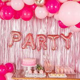 Balon Folie Metalizata Litera R, Vivimall, 40 cm, Umflati cu Heliu sau Aer, Ambalaj Individual, Pai inclus, Rose Gold - vivimall.ro