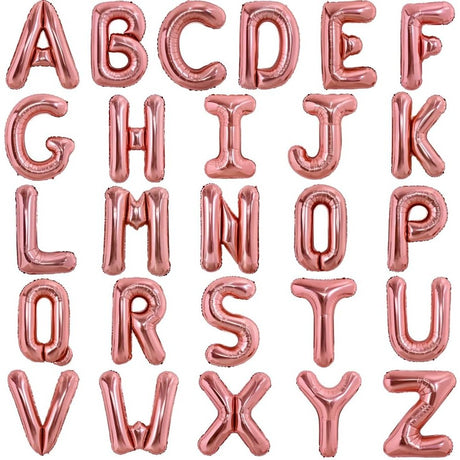 Balon Folie Metalizata Litera Y, Vivimall, 40 cm, Umflati cu Heliu sau Aer, Ambalaj Individual, Pai inclus, Rose Gold - vivimall.ro