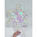 Balon Fulg, Vivimall, din Folie de Aluminiu, cu Reflexe Irizante, 47x60cm, Argintiu - vivimall.ro