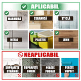 Banda Dublu Adeziva, Vivimall, Transparenta, Rezistenta la Apa, Reutilizabila, Tehnologie Nano, 50mm x 1mm x 5m, Fara Urme - vivimall.ro