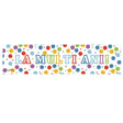 Banner Aniversar, Vivimall, Colectie LA MULTI ANI, 98 x 24 cm, Multicolor - vivimall.ro