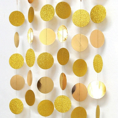Banner Cu Cerculete Tip Franjuri | SparkleDecor - vivimall.ro