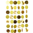 Banner cu Cerculete, Vivimall, Tip Franjuri, 4 m, Rola de Ata Inclusa, Auriu - vivimall.ro