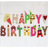 Banner Happy Birthday 100x200 cm, Vivimall, Rola de Ata Inclusa, Tematica Candy, Multicolor - vivimall.ro