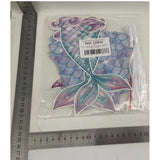 Banner Happy Birthday Sirena, Vivimall, Colectia Mermaid, 17 Piese, Multicolor - vivimall.ro