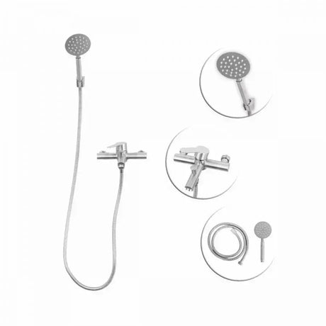 Baterie Baie Cu Para De Dus, Inox Sus304, Satinat - vivimall.ro