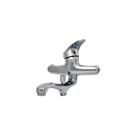 Baterie Cada Crom Lucios - Set Complet Cu Pipa Pivotanta De 18Cm, Para - vivimall.ro