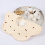 Baveta Tip Floare Din Bumbac Crem | BabyBloom 2 - vivimall.ro