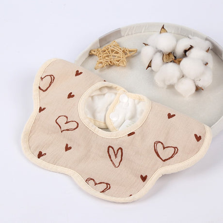 Baveta Tip Floare Din Bumbac Crem | BabyBloom 2 - vivimall.ro