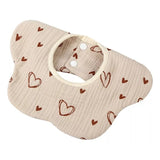 Baveta Tip Floare Din Bumbac Crem | BabyBloom 2 - vivimall.ro