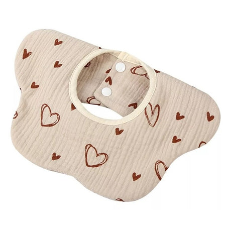 Baveta Tip Floare Din Bumbac Crem | BabyBloom 2 - vivimall.ro