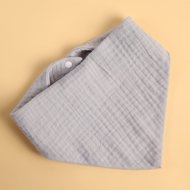 Baveta Triunghiulara, Vivimall, din Bumbac, pentru Copii 0-12 Luni, 33x32 cm, Rezistenta la Apa, Albastru - vivimall.ro