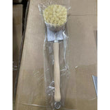 Perie de Curatat Vase si Alimente, Vivimall, din Lemn de Fag cu Coada, 24 x 5.8 cm, Perie din Sisal, Crem - vivimall.ro