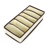 Cutie De Depozitare, Pentru Lenjerie, Sosete Si Sutiene, Material Textil, 6 Compartimente, Culoare